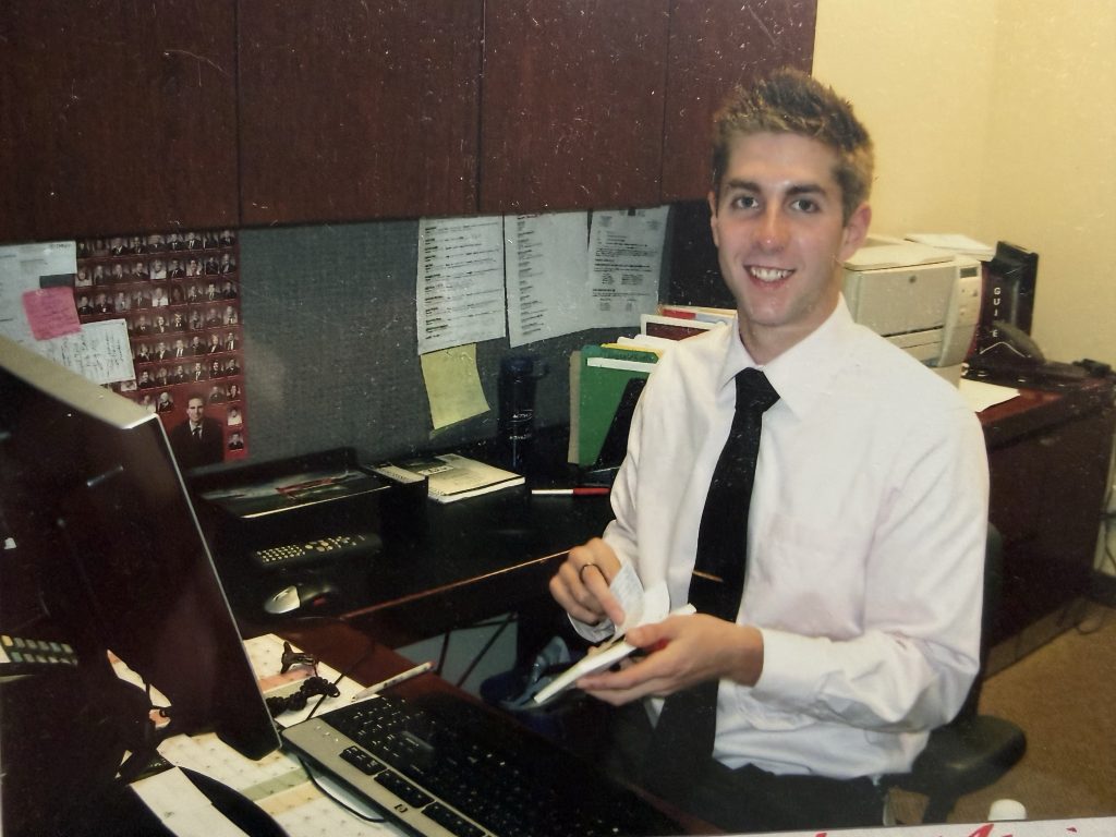 Fraser during his time at Queens Park, Fraser Damoff