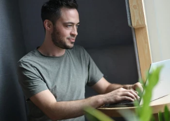 Man working