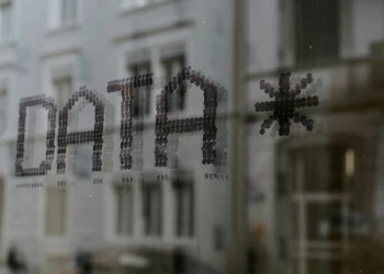 Future of data management - PEX Network Data written on a window