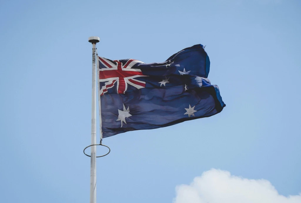 Australia flag photograph