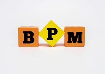 BPM blocks concept image