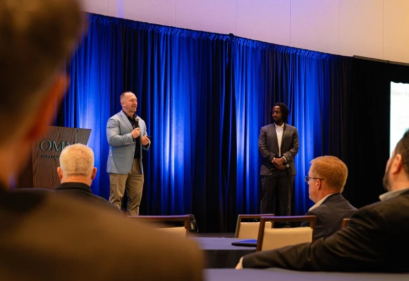 Brian Cantor and Kotei Kotey presenting at CCW Exchange