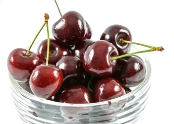 Cherries in a bowl