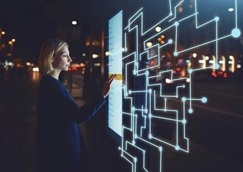 Digital twin concept photograph