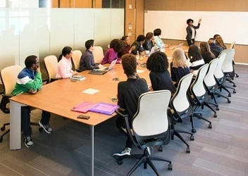 Office training photograph