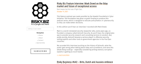 risky business - cyber security podcast