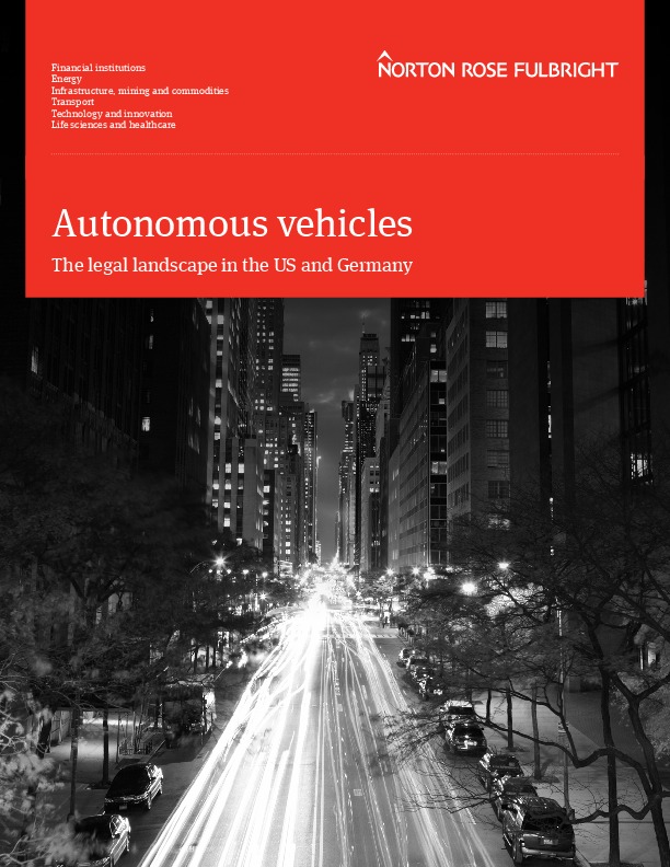Autonomous Vehicles Legal Landscape in the US and Germany