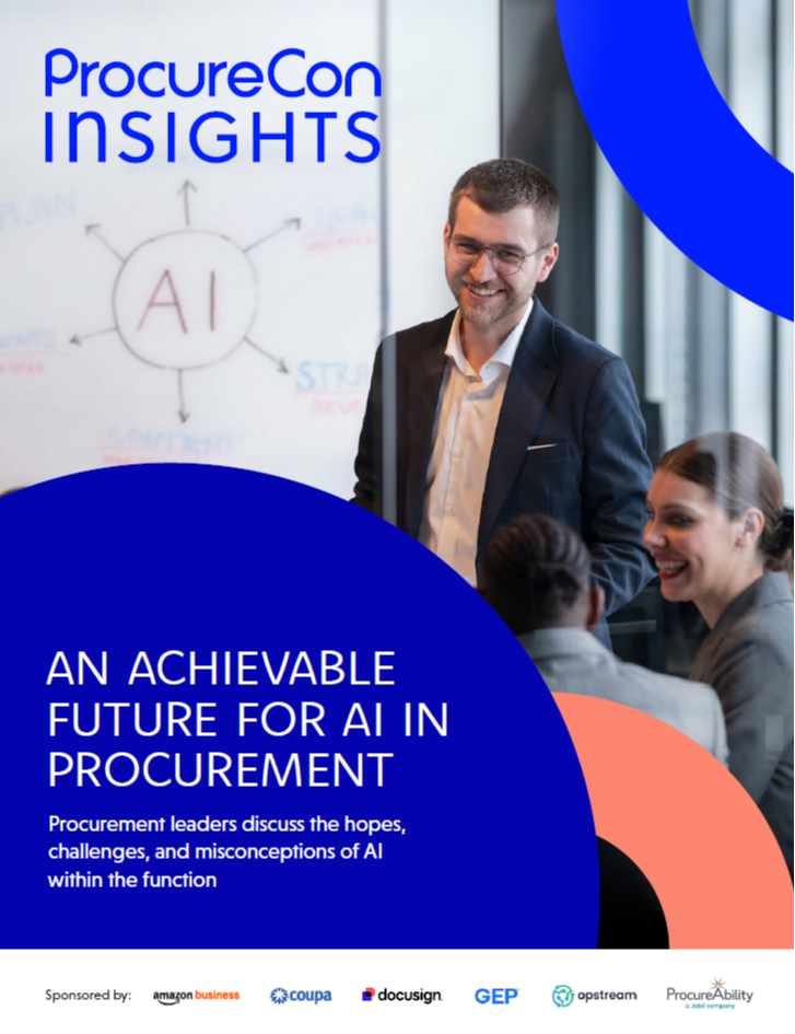 An achievable future for ai in procurement - Procurement leaders discuss the hopes, challenges, and misconceptions of AI within the function