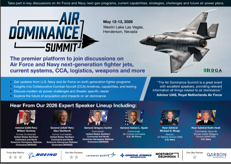 IDGA Air Dominance Summit | 2026 Agenda