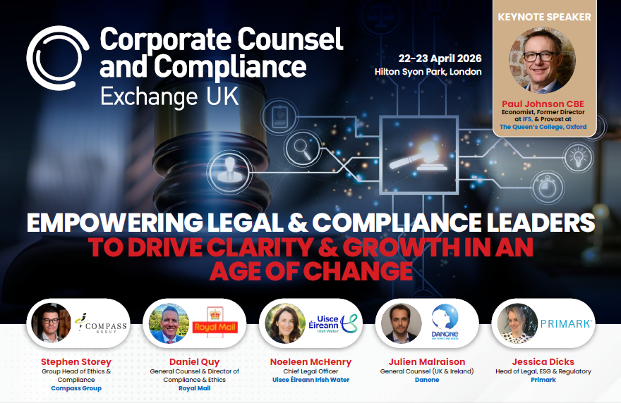 Corporate Counsel & Compliance Exchange UK - Official Agenda 2026