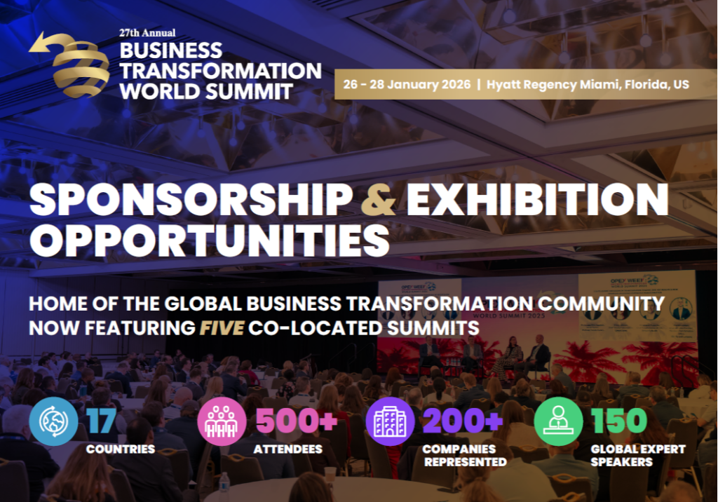 Business Transformation World Summit 2026 - Sponsorship Prospectus