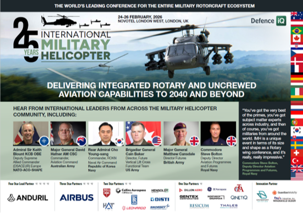 International Military Helicopter 2026 Agenda