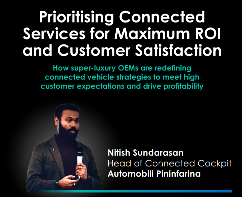 Prioritising Connected Services for Maximum ROI and Customer Satisfaction | Interview with Nitish Sundarasan at Automobili Pininfarina