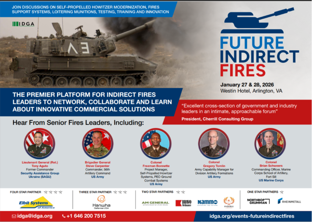 Future Indirect Fires | 2026 Official Agenda