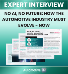 No AI, No Future: How the Automotive Industry Must Evolve - Now