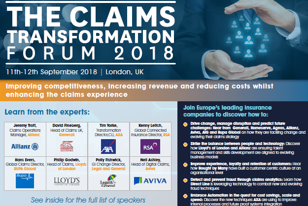 Claims Transformation Forum 2018 Agenda