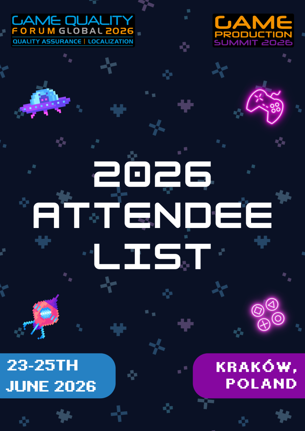 Game Quality Forum 2026 | Attendee List