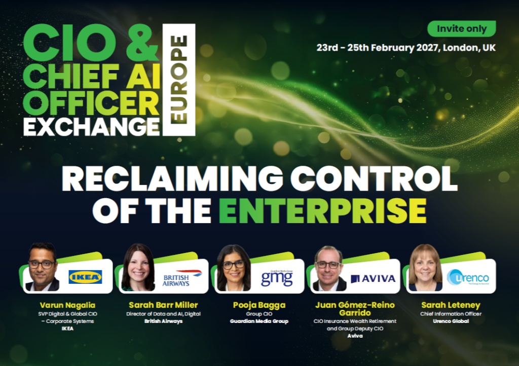 Sponsorship Agenda | CIO & Chief AI Officer Exchange Europe