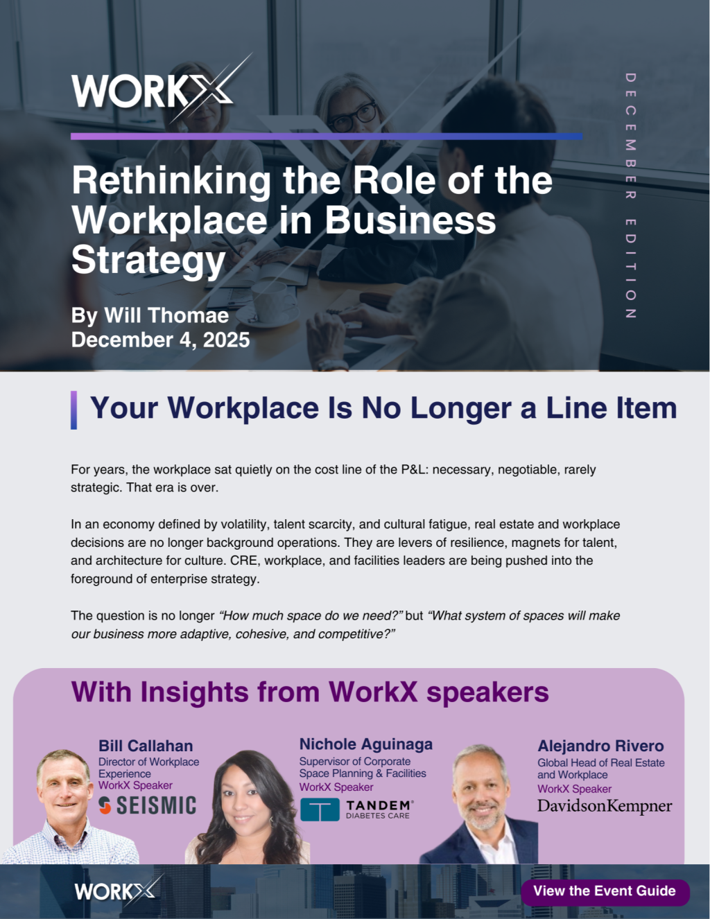 Rethinking the Role of the Workplace in Business Strategy