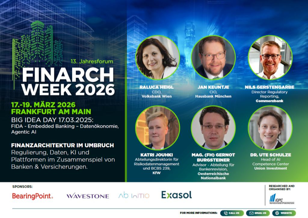 FINARCH WEEK 2026 - Konferenzprogramm