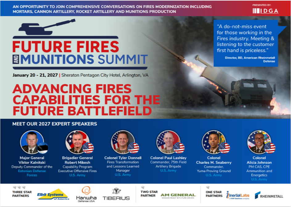 Future Fires & Munitions | 2027 Official Agenda