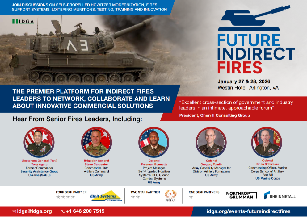 Future Indirect Fires | 2026 Official Agenda