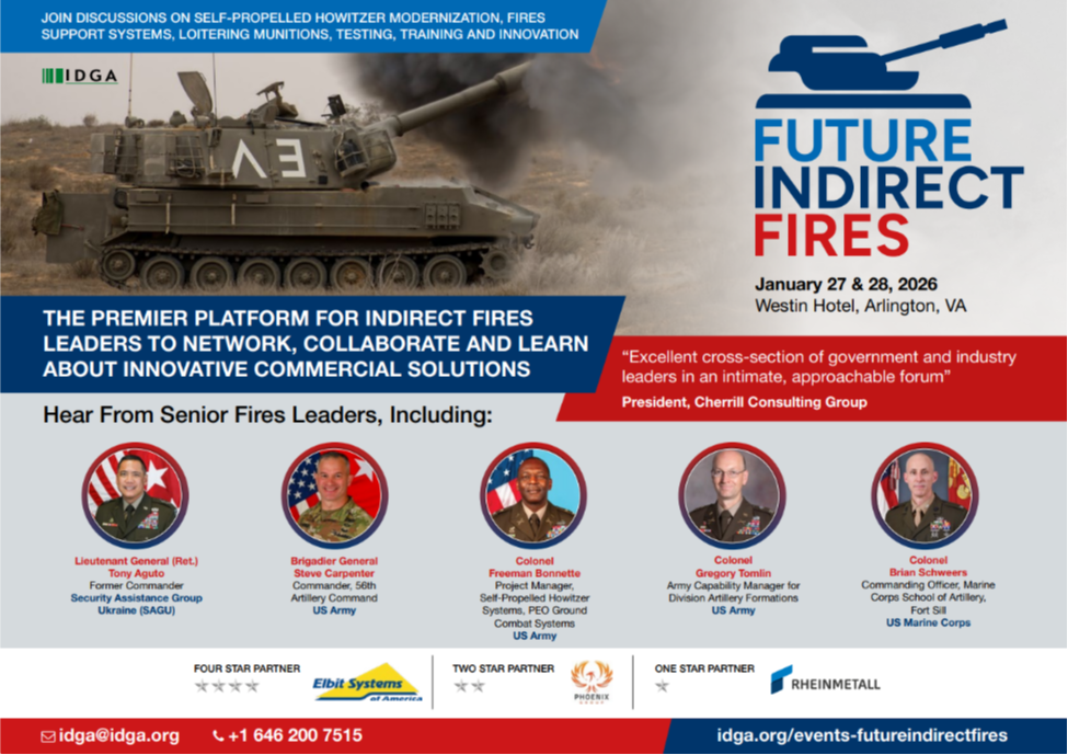 Future Indirect Fires | 2026 Official Agenda