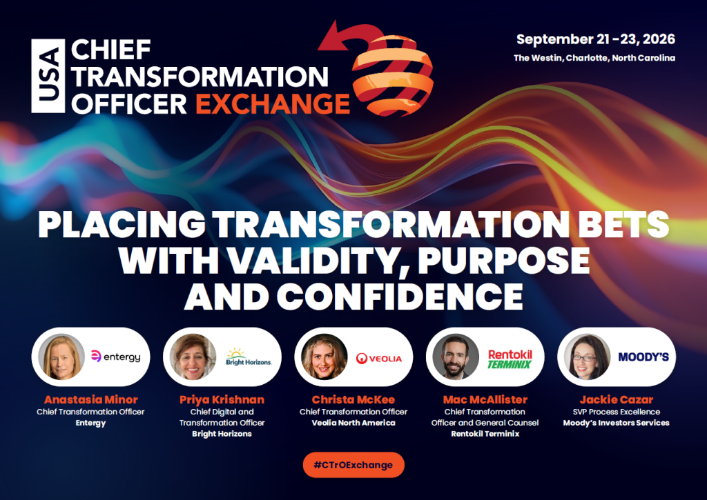 Chief Transformation Officer Exchange Fall 2026 - Official Agenda