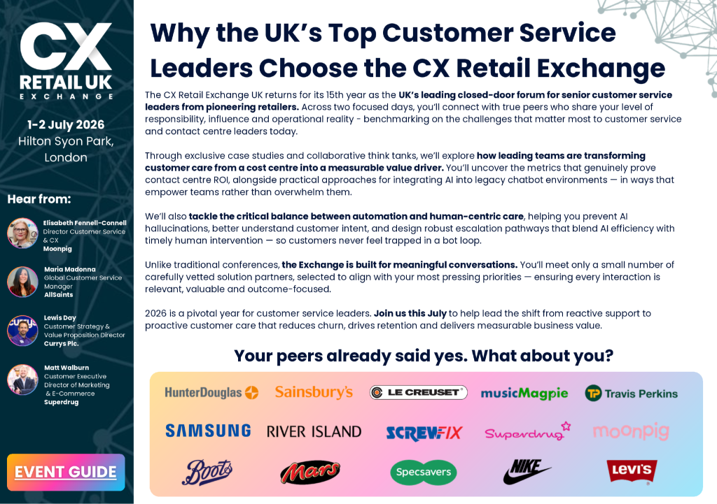 Why the UK's Top Customer Service Leaders Choose the CX Retail Exchange