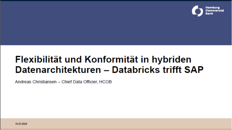 Präsentation: Flexibilität und Compliance in hybriden Datenarchitekturen