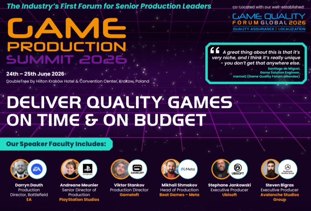 Game Production Summit Agenda