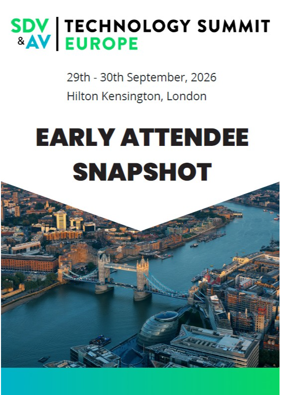 Early Attendee Snapshot | SDV & AV Technology Europe