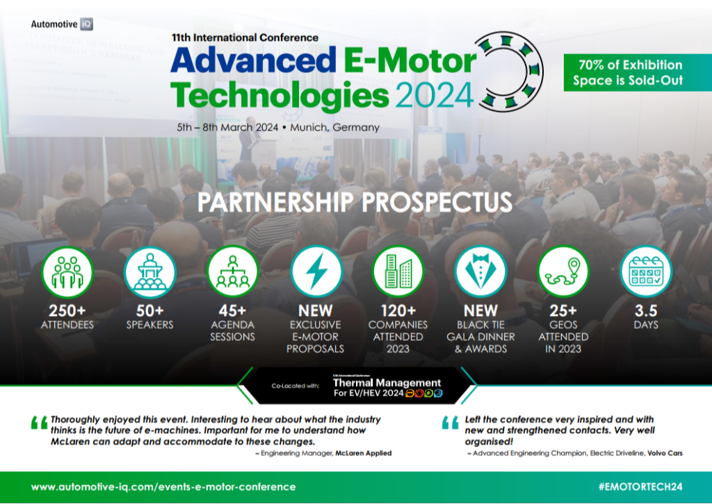 Partnership Opportunities 11th Advanced EMotor