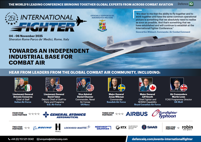International Fighter Conference Agenda