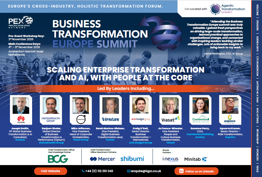 Business Transformation Europe | 2026 Agenda