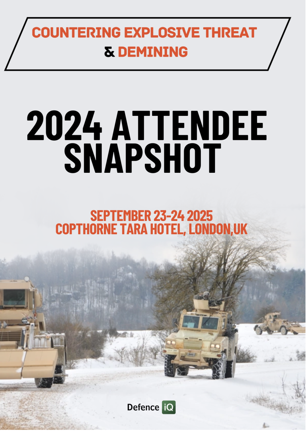 2025 Countering Explosive Threat & Demining - 2024 Attendee Snapshot