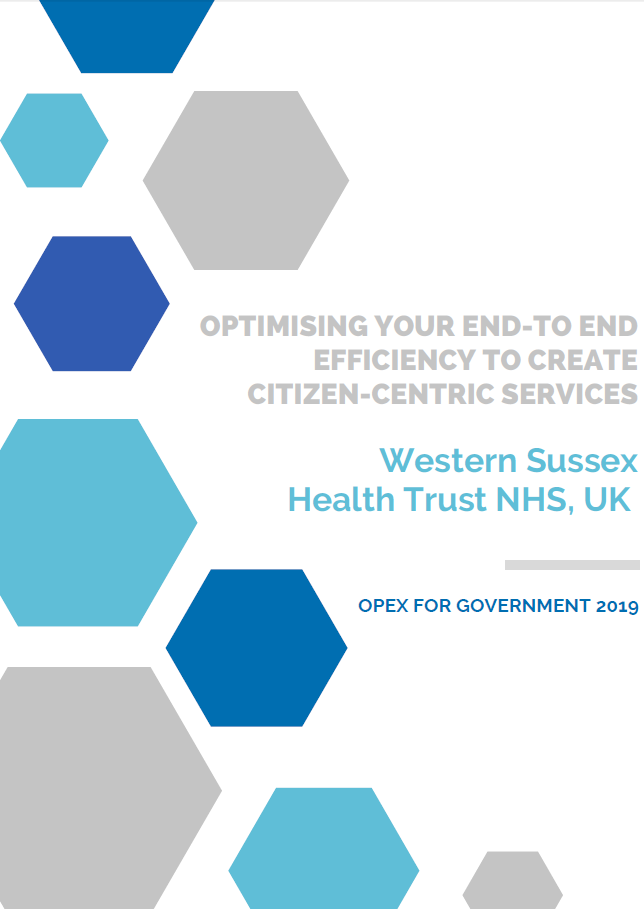 Optimising Your End-To End Efficiency To Create Citizen-Centric Services