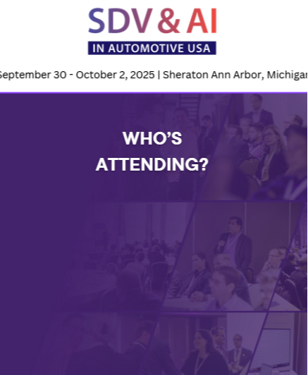 Who's Attending SDV & AI in Automotive USA 2025? Early Attendee Snapshot