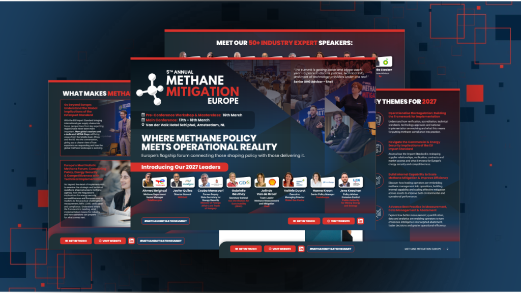 2027 Methane Mitigation Europe Summit Agenda