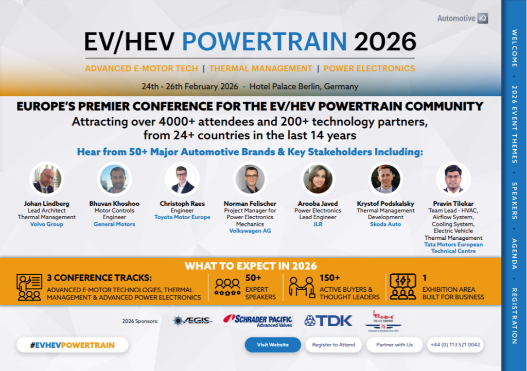 Agenda | EV/HEV Powertrain 2026