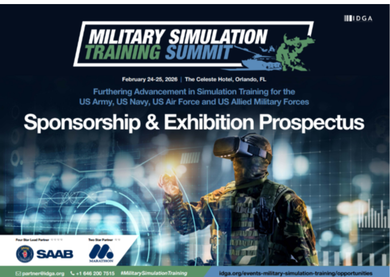 2026 Military Simulation Training Summit - Sponsorship & Networking Prospectus