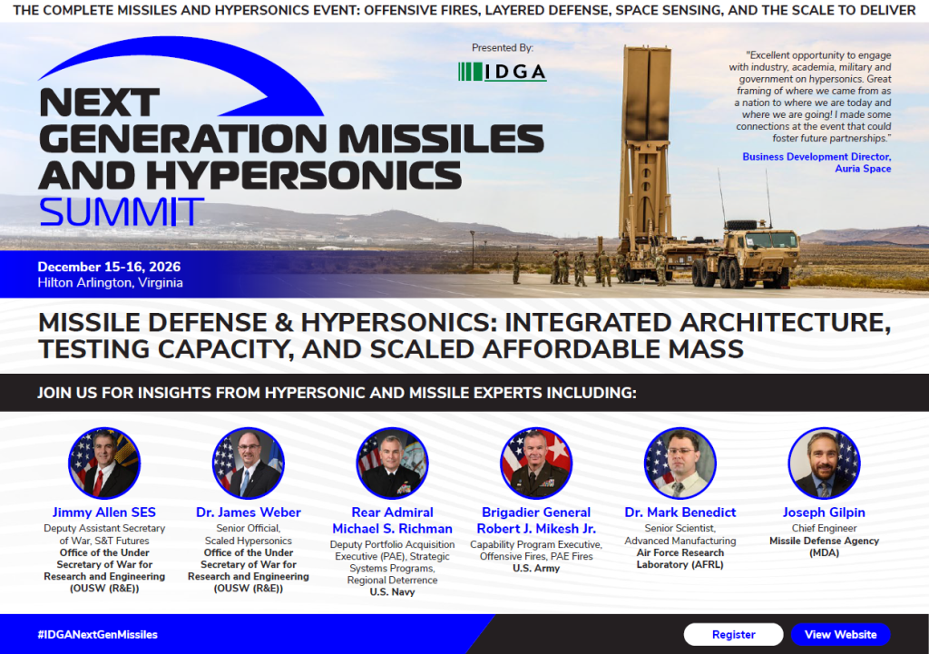 Next Generation Missiles and Hypersonics Summit | Official 2026 Agenda