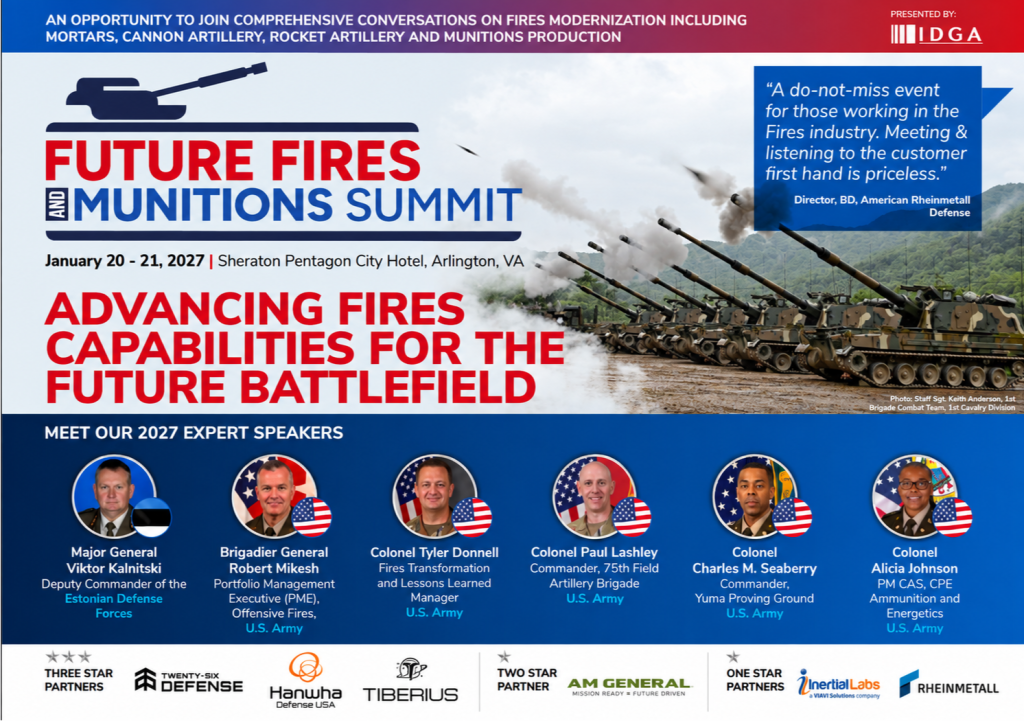 Future Fires & Munitions | 2027 Official Agenda