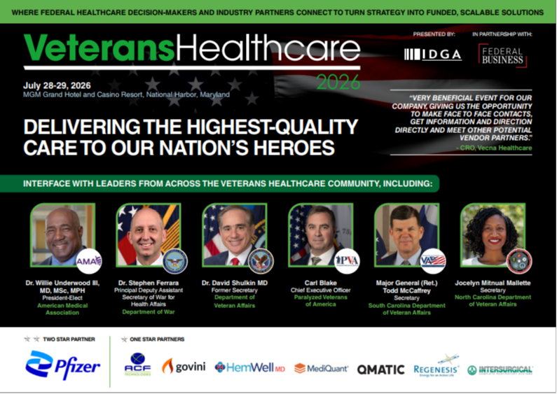 IDGA's 20th Annual Veterans Healthcare Summit | 2026 Agenda