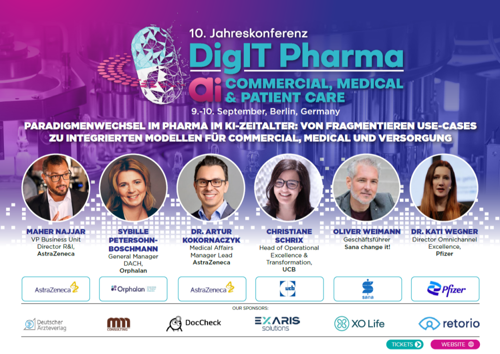 Konferenz-Agenda: DigIT Pharma 2026 | AI Commercial, Medical & Patient Care