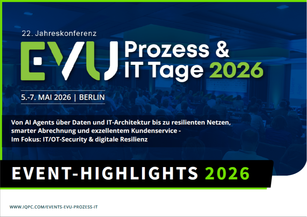 EVU Prozess & IT Tage 2026: Die Highlights der Energiewirtschaft an einem Ort