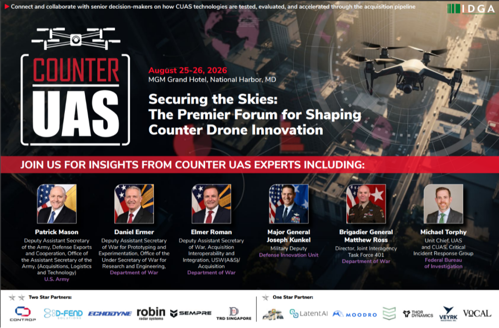 IDGA's Counter-UAS Summit | 2026 Official Agenda