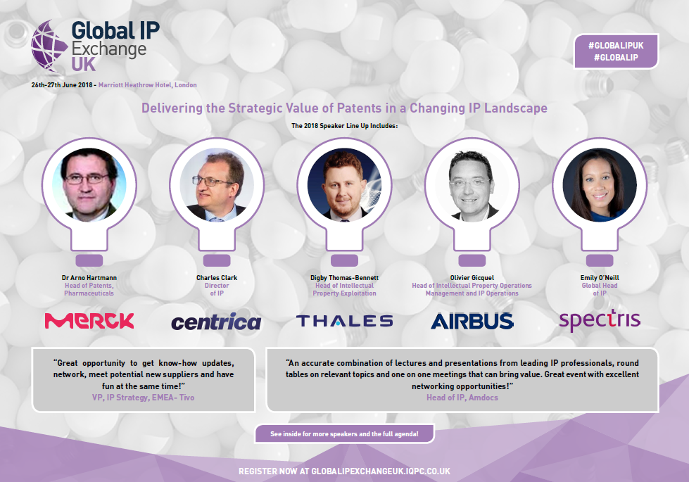 Global IP Exchange UK 2018 Agenda