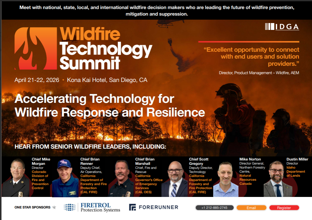 IDGA Wildfire Technology Summit | 2026 Agenda