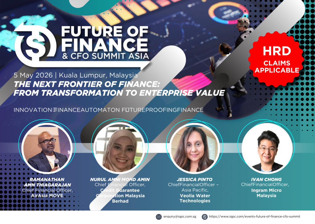 Future of Finance & CFO Summit Asia 2026 Agenda Brochure